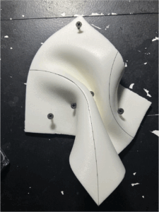 Wall1B - Foam Maquette