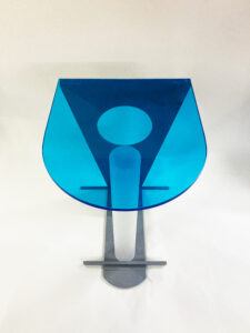 Blue End Table