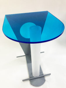 Blue End Table