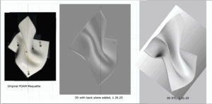 Foam Maquette and Scans